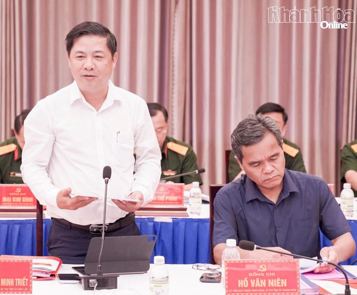 Bí thư Tỉnh ủy Đắk Lắk Lương Nguyễn Minh Triết phát biểu tại hội nghị.