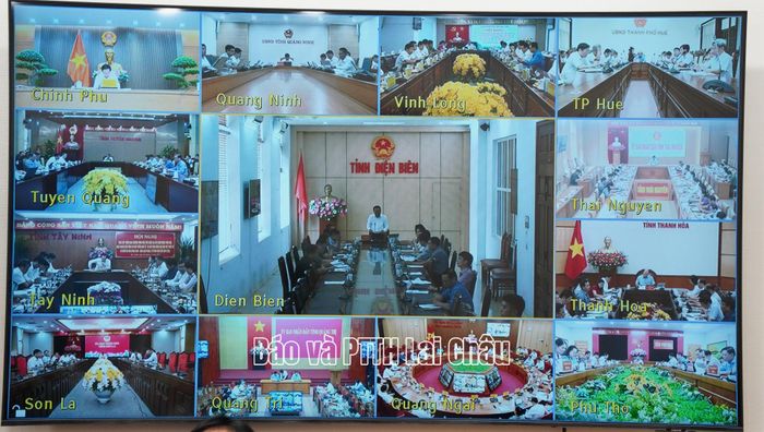 Các địa phương phát biểu tham luận tại hội nghị.