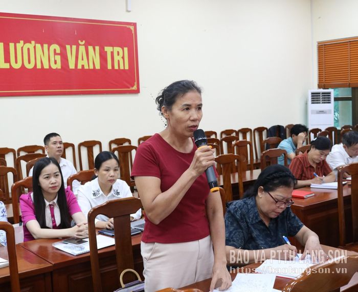 Đại diện khối Thống Nhất phát biểu tại hội nghị