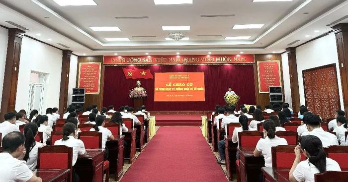Quang cảnh buổi lễ.