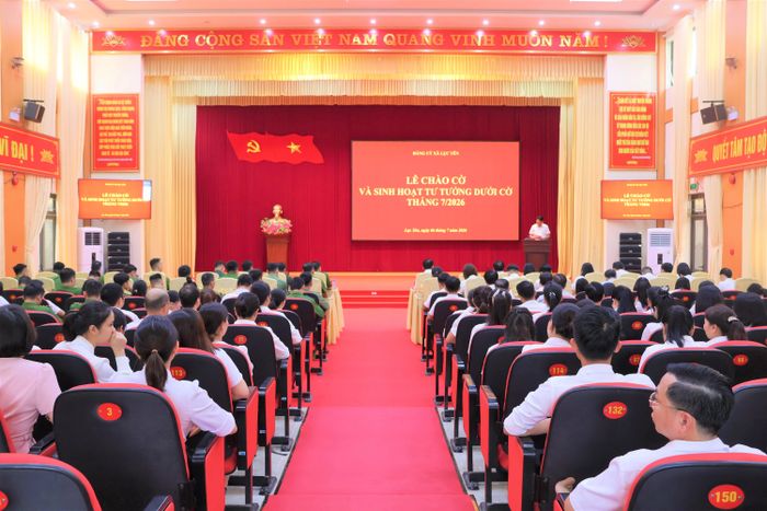 Quang cảnh buổi lễ.