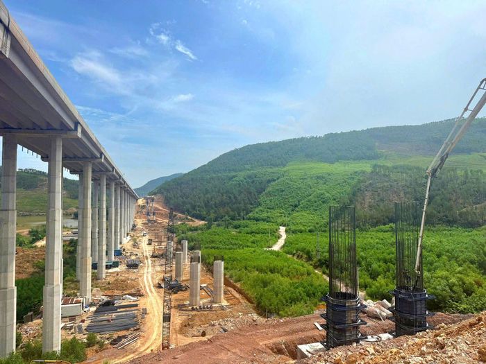 Công trường dự án. Ảnh: Báo Xây Dựng