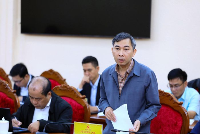 Tỉnh ủy viên, Phó Chủ nhiệm Thường trực Ủy ban Kiểm tra Tỉnh ủy Lâm Đồng Vũ Tuấn Anh đề nghị kịp thời nắm bắt, giải quyết kiến nghị của công dân