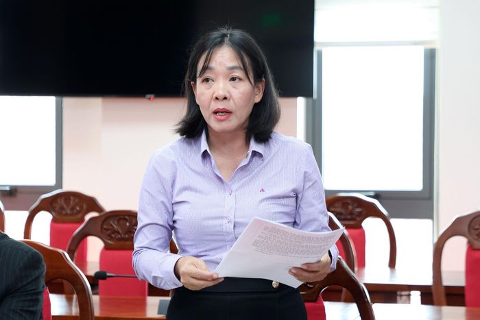 Phó Giám đốc Sở Văn hóa, Thể thao và Du lịch Lâm Đồng Khúc Thị Thoi thông tin về hoạt động phối hợp tuyên truyền