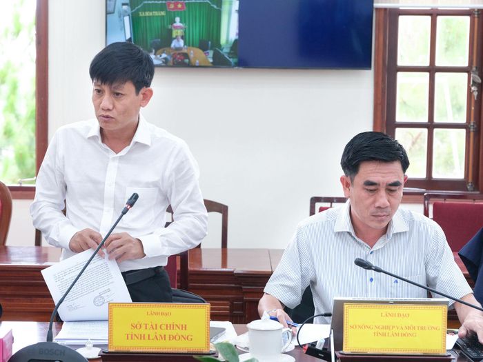Đại diện Sở Tài chính nêu ý kiến