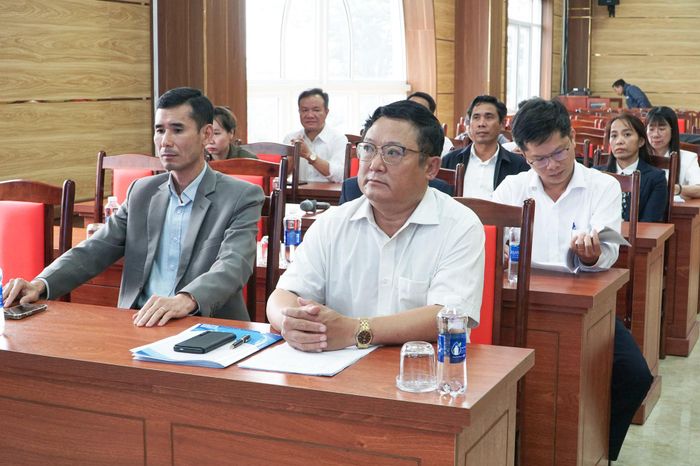 Lãnh đạo, đại diện các phòng nghiệp vụ BHXH tỉnh dự hội nghị ký kết