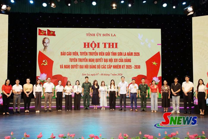 20 thí sinh xuất sắc tham gia Hội thi báo cáo viên, tuyên truyền viên giỏi tỉnh Sơn La năm 2026.