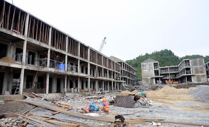 Hiện tại, dự án đã đạt hơn 40% khối lượng thi công.