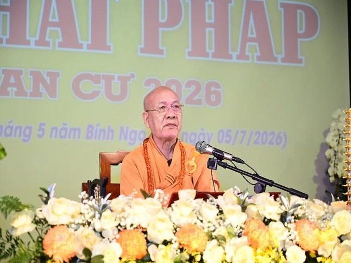 Hòa thượng Thích Quảng Tùng thuyết pháp