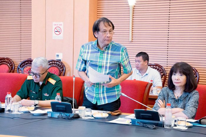 KTS Đặng Kim Khôi - Phó Chủ tịch Hội Kiến trúc sư Việt Nam phát biểu