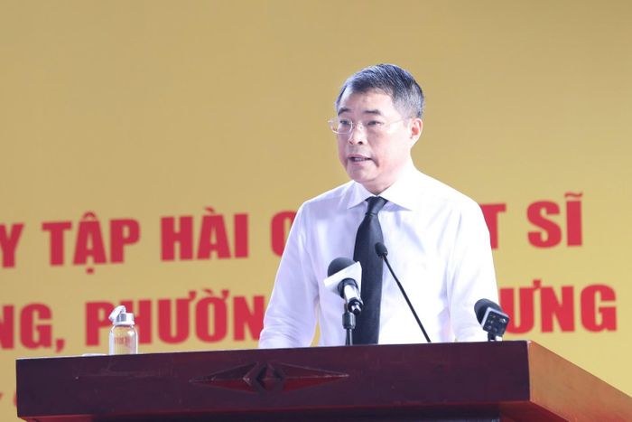 Thủ tướng Chính phủ Lê Minh Hưng phát biểu tại buổi lễ