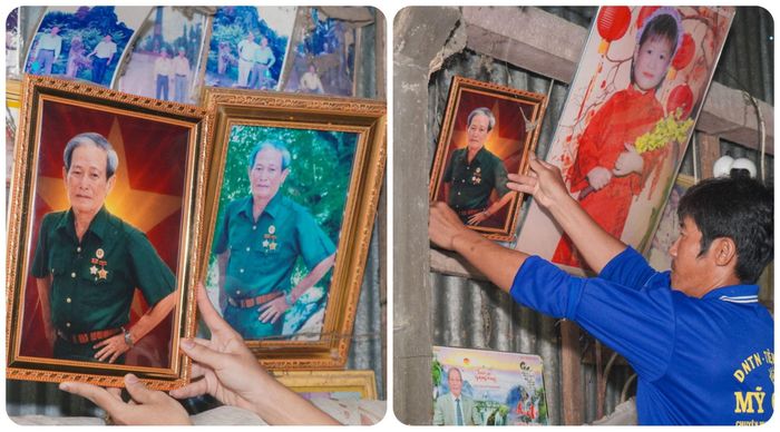 Ảnh chân dung của ông Nguyễn Văn Khê được các bạn sinh viên phục dựng