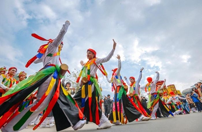 Di sản múa bồng. Ảnh: Bùi Đăng Thanh