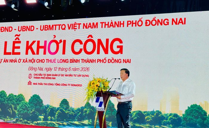 TP. Đồng Nai khởi công xây dựng Dự án nhà ở xã hội cho thuê Long Bình. Ảnh: Văn Dũng