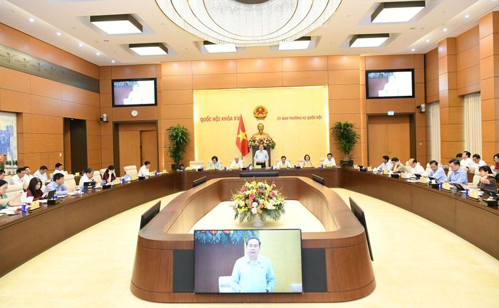 Chủ tịch Quốc hội Trần Thanh Mẫn phát biểu