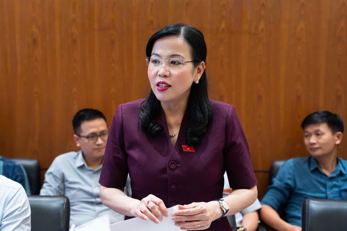 Chủ nhiệm Ủy ban Khoa học, Công nghệ và Môi trường Nguyễn Thanh Hải phát biểu