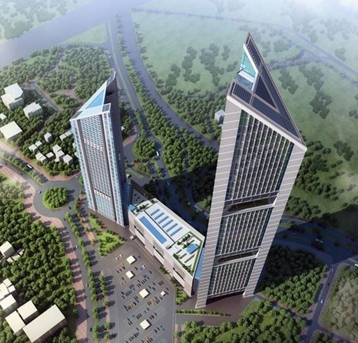 Phối cảnh của dự án tòa nhà VietinBank Tower. Ảnh: VietinBank