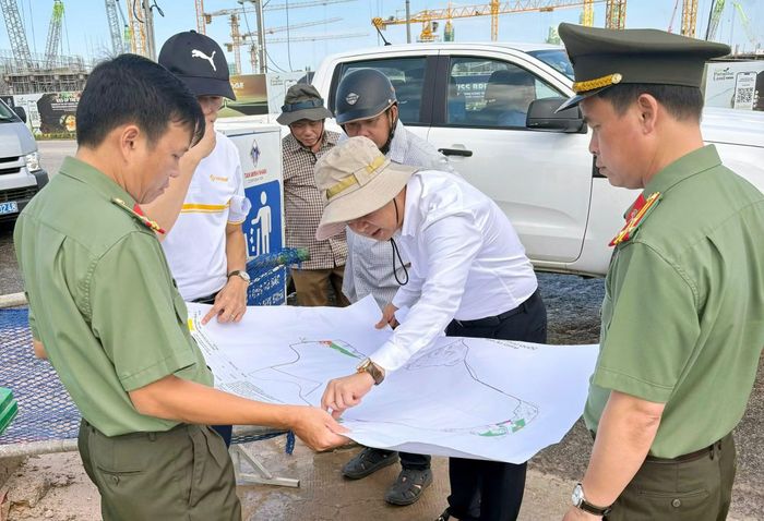 Lực lượng An ninh Công an tỉnh An Giang kiểm tra, rà soát các dự án đầu tư trên địa bàn đặc khu Phú Quốc.