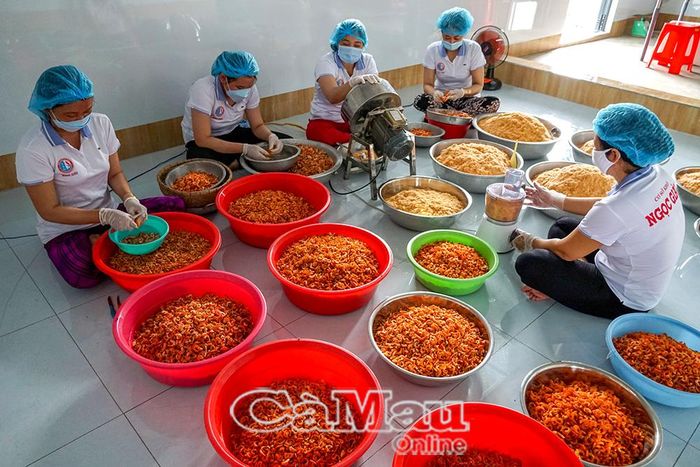 Sản phẩm OCOP của Cà Mau ngày càng nâng cao chất lượng, đáp ứng yêu cầu thị trường.