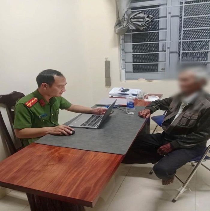 Lực lượng Công an mời làm việc đối với trường hợp L.V.T. (sinh năm 1960), trú phường Cư Bao.
