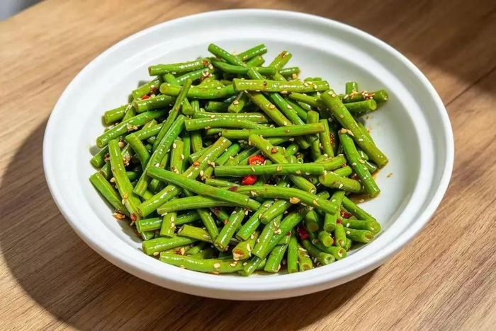 Đậu đũa non là món ăn đơn giản nhưng rất đưa cơm