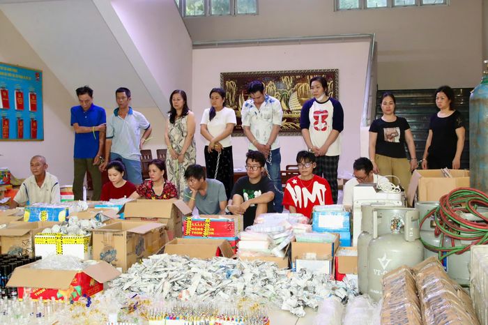 Các đối tượng bị Đội 5, Phòng Cảnh sát điều tra tội phạm về ma túy bắt, xử lý trong một chuyên án hồi tháng 6/2026