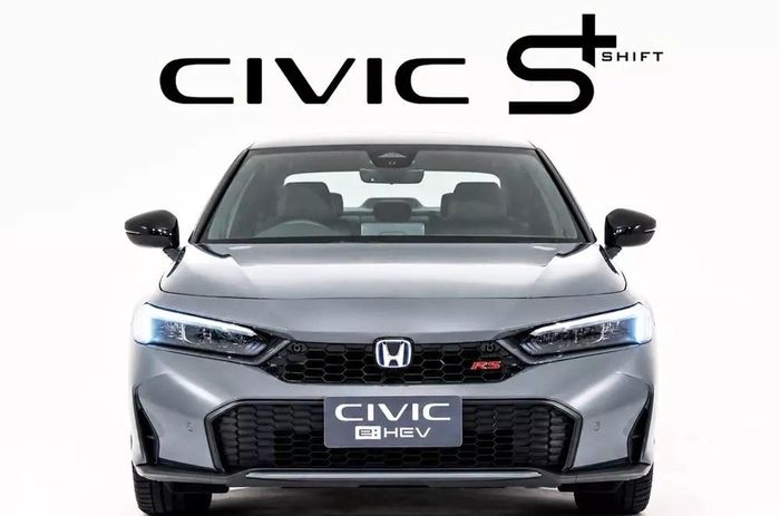 Honda Civic e:HEV 2026 bổ sung tính năng giả lập chuyển số S+ Shift.