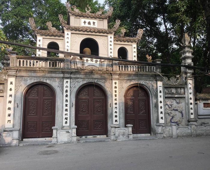 Chùa Hà - di tích lịch sử văn hóa và di tích cách mạng thuộc phường Cầu Giấy. (Ảnh: Cổng thông tin điện tử UBND thành phố Hà Nội)