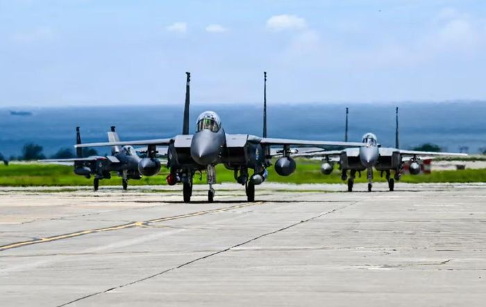 Máy bay chiến đấu F-15EX Eagle II hiện được Không quân Mỹ lên kế hoạch mua sắm tới 267 chiếc.