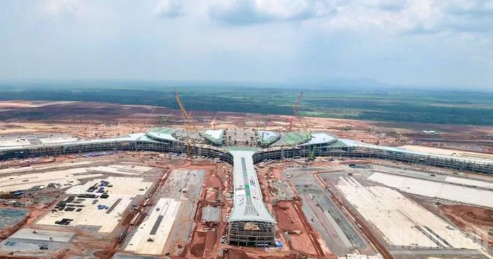 Sân bay Long Thành, hướng nhìn về Phú Mỹ, Thành phố Hồ Chí Minh.