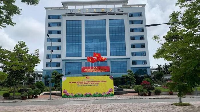 Một góc Trường đại học Y-Dược Cần Thơ.