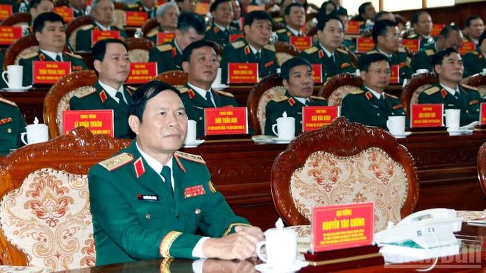 Đại tướng Nguyễn Tân Cương tham dự lễ kỷ niệm.