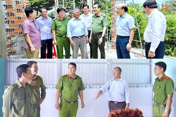  Căn nhà ông Lý Huỳnh (ấp Sào Lưới B, xã Đá Bạc, tỉnh Cà Mau) từ lúc khảo sát, khởi công xây dựng đến hoàn thành, sử dụng sau vài tháng thực hiện. 