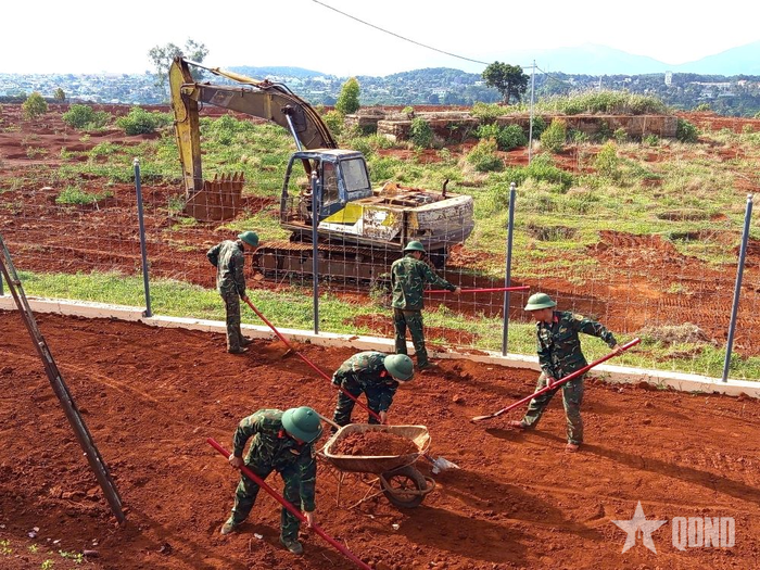 Cải tạo hành lang an toàn phòng, chống cháy, nổ kho xăng dầu Đại đội 2, Tiểu đoàn 3, Cục Hậu cần - Kỹ thuật Quân khu 5.