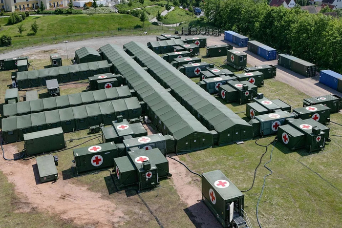  Rheinmetall sẽ cung cấp 7 bệnh viện dã chiến cơ động cho Morocco theo hợp đồng ký kết vào tháng trước. Ảnh: Rheinmetall
