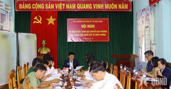 Khu tập thực hiện các nội dung diễn tập. 