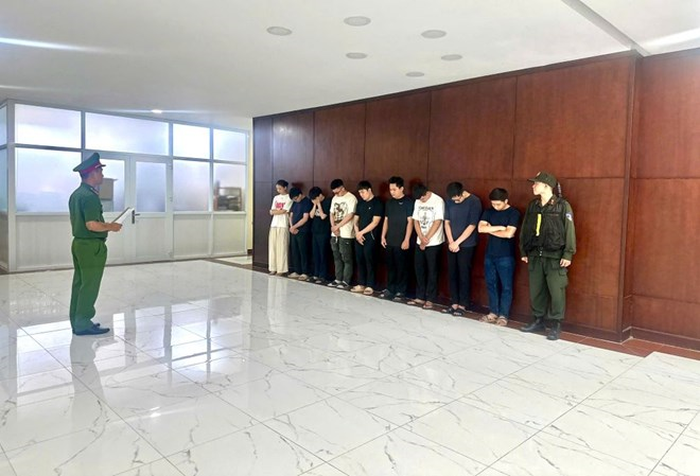 Công an TP Hồ Chí Minh khởi tố, bắt tạm giam đối với các bị can trong vụ án hợp đồng kỳ nghỉ. Ảnh: Công an TP Hồ Chí Minh