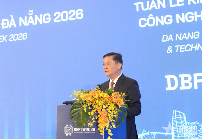 Phó trưởng ban Thường trực Ban Chính sách, chiến lược Trung ương Thái Thanh Quý phát biểu tại lễ khai mạc.