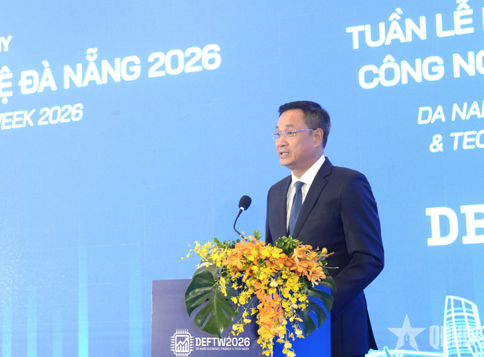 Bí thư Thành ủy Đà Nẵng Lê Ngọc Quang phát biểu tại lễ khai mạc.