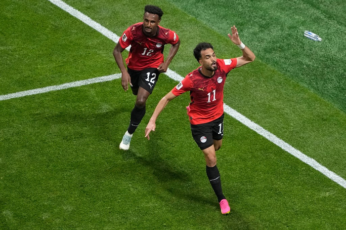  Các cầu thủ Ai Cập mừng bàn thắng thứ 2 vào lưới Argentina. Ảnh: Sky Sports