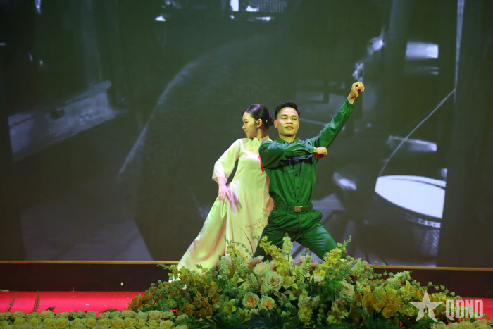 Một tiết mục đặc sắc tại hội thi.