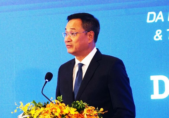 Bí thư Thành ủy Đà Nẵng Lê Ngọc Quang phát biểu khai mạc sự kiện.