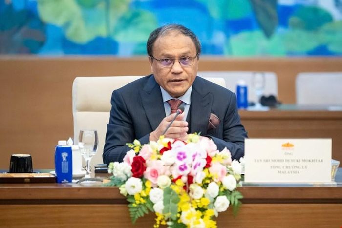  Tổng Chưởng lý Tan Sri Mohd Dusuki Mokhtar phát biểu. Ảnh: CẨM HÀ 