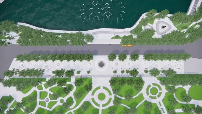 Dự án bổ sung hệ thống chiếu sáng, đèn trang trí, bể nước ngầm cho đài phun nước, trụ cấp nước uống công cộng và hạ tầng kỹ thuật phục vụ các gian hàng khi tổ chức sự kiện.