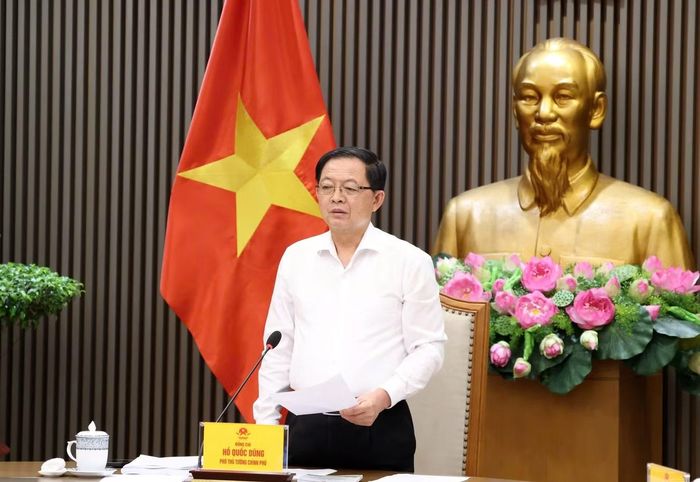 Phó Thủ tướng Hồ Quốc Dũng phát biểu kết luận hội nghị. Ảnh: VGP
