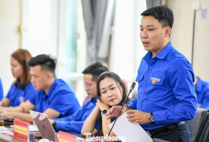 Anh Đặng Thanh Tú phát biểu ý kiến tại chương trình. Ảnh: D.T