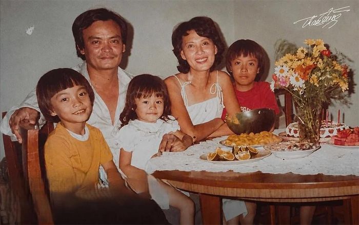 Gia đình nhạc sĩ Thanh Tùng.