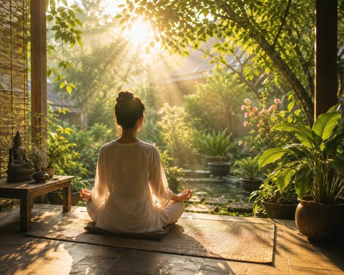 Sự hài lòng trong từng hoàn cảnh khiến mỗi ngày sống sẽ trở nên nhẹ nhàng và dễ chịu hơn rất nhiều. Ảnh: Việt Hà