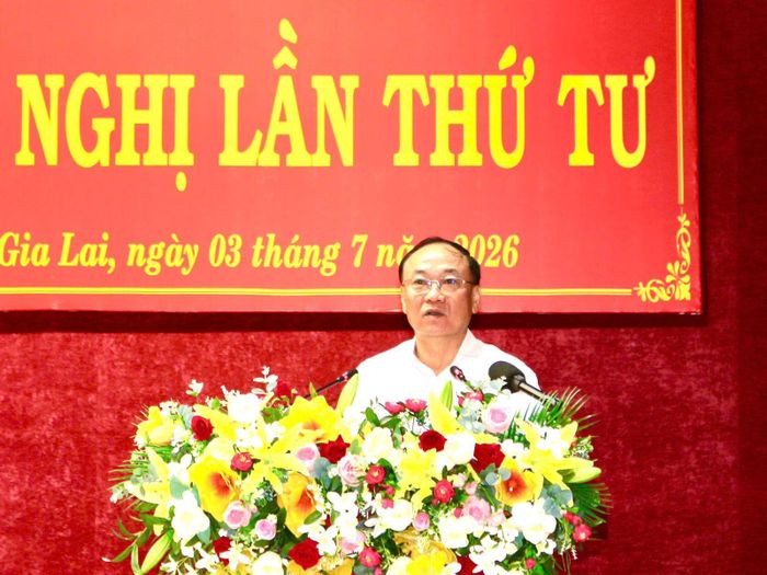  Bí thư Tỉnh ủy Gia Lai Thái Đại Ngọc: 6 tháng cuối năm là thời điểm tăng tốc, bứt phá. Ảnh: Ngọc Minh