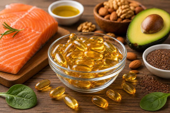 Ngoài dầu cá, bạn có thể hấp thụ omega-3 từ một số thực phẩm khác như cá hồi, cá mòi...